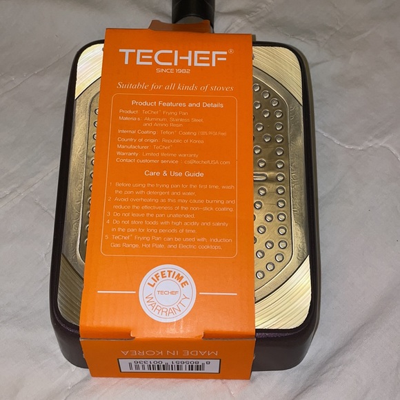 Tamagoyaki omelette PFOA free non stick pan, 5”x7” made in Korea - Picture 4 of 5